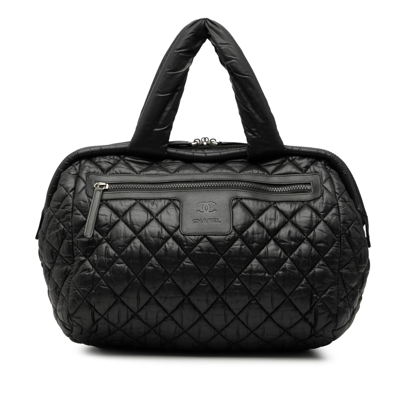 Quilted Nylon Coco Cocoon Bowling Bag - Image 1