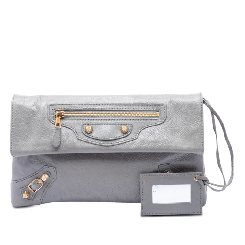 Lambskin Motocross Giant 12 Envelope Clutch - Image 7