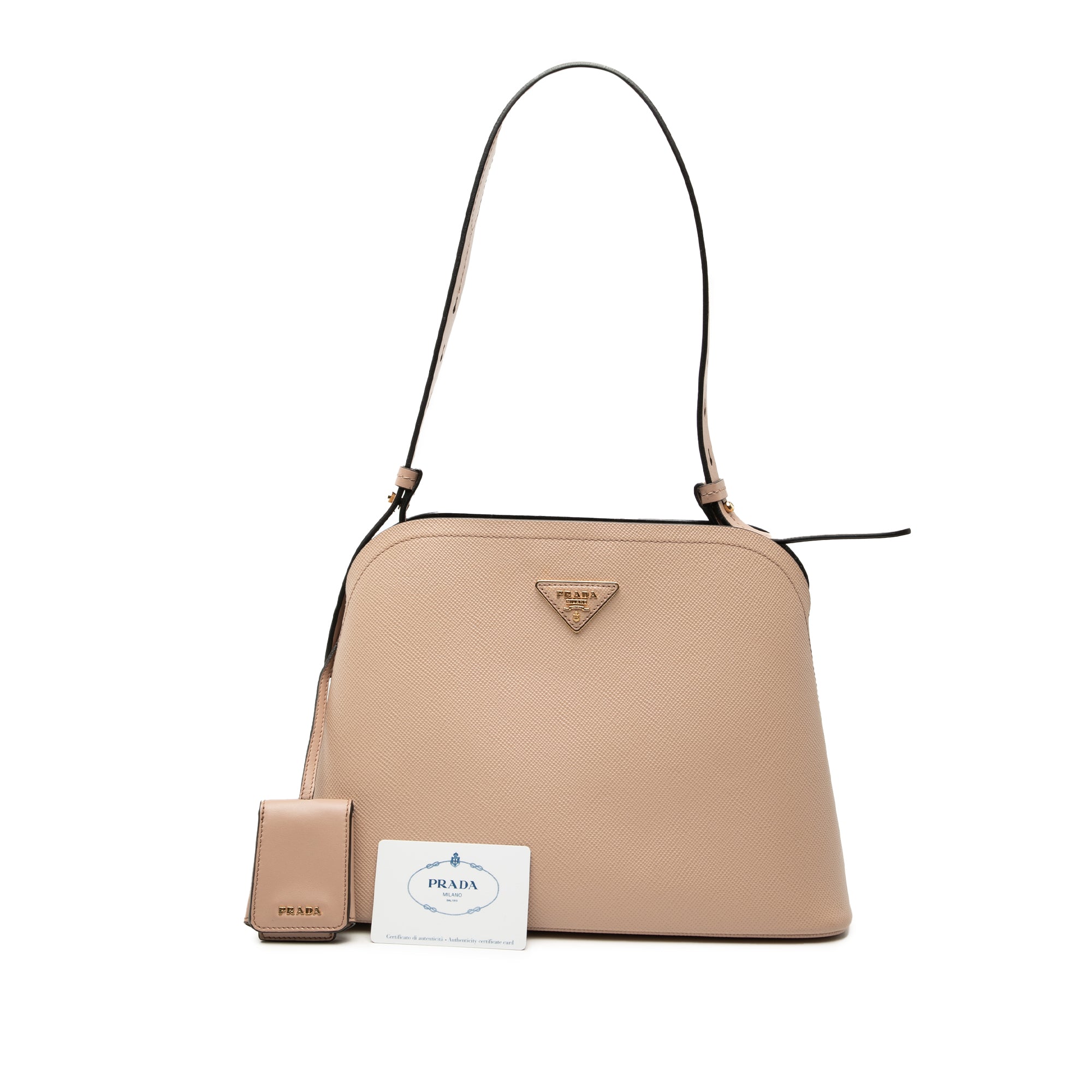 Small Saffiano Cuir Matinee Satchel - Image 7