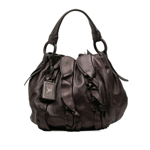 Nappa Mordore Ruffle Hobo - Image 1