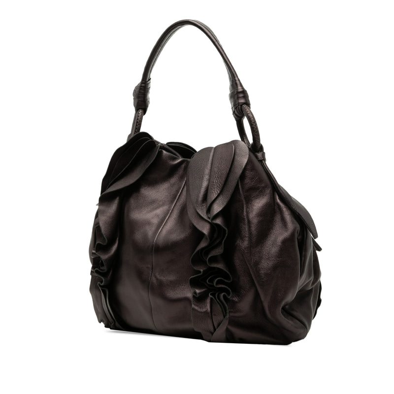 Nappa Mordore Ruffle Hobo - Image 2