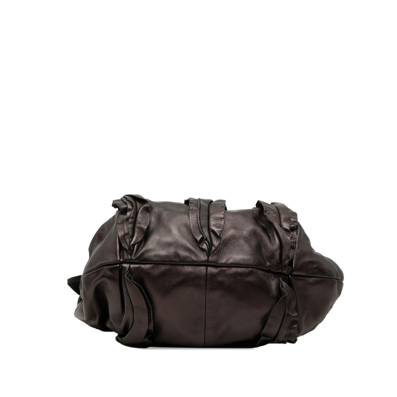 Nappa Mordore Ruffle Hobo - Image 3