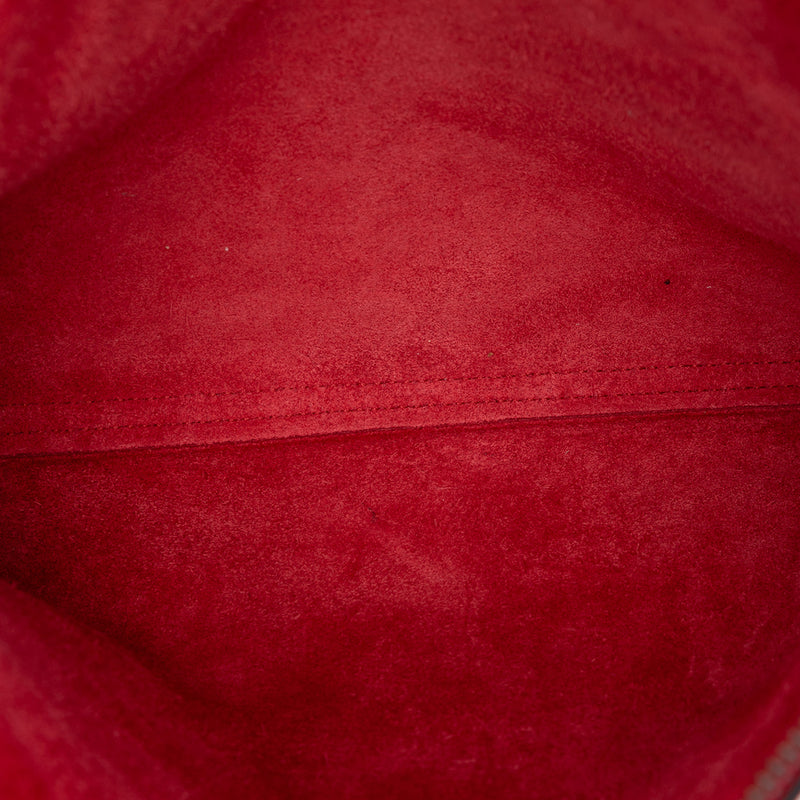 Medium Leather Logo Portfolio Clutch - Image 4