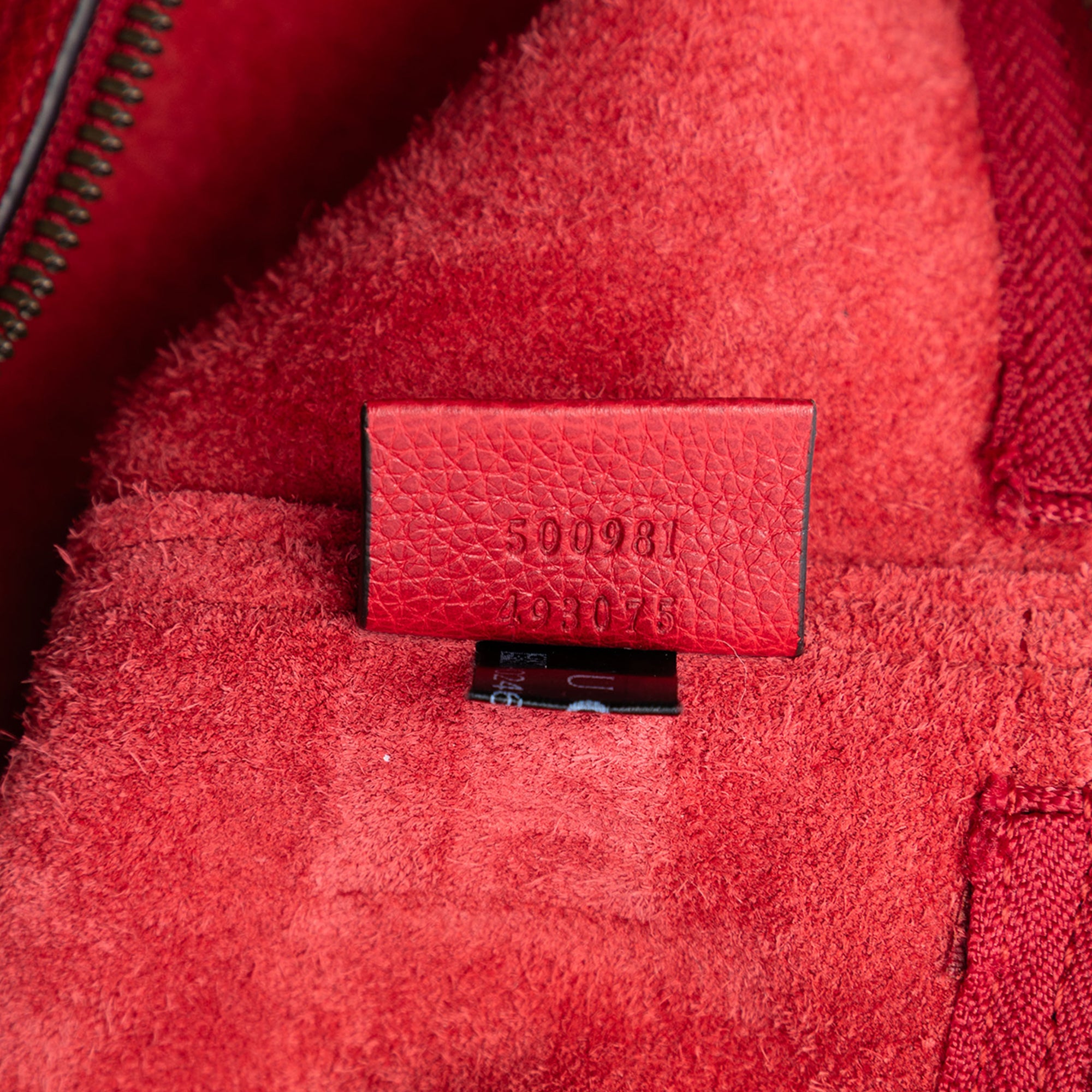 Medium Leather Logo Portfolio Clutch - Image 6