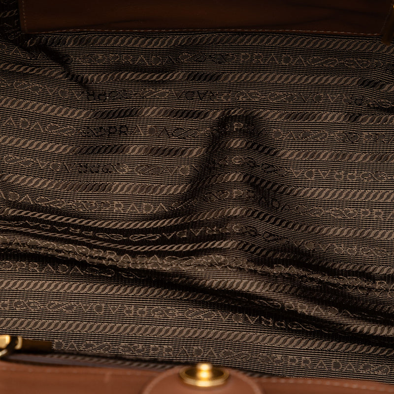 Soft Calf Front Pocket Open Convertible Tote - Image 4