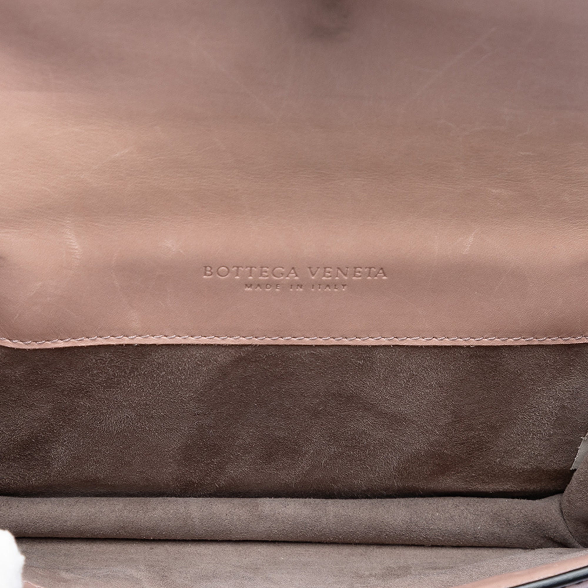 Nappa Intrecciato Mirror Lens Double Sided Flap Shoulder Bag - Image 4