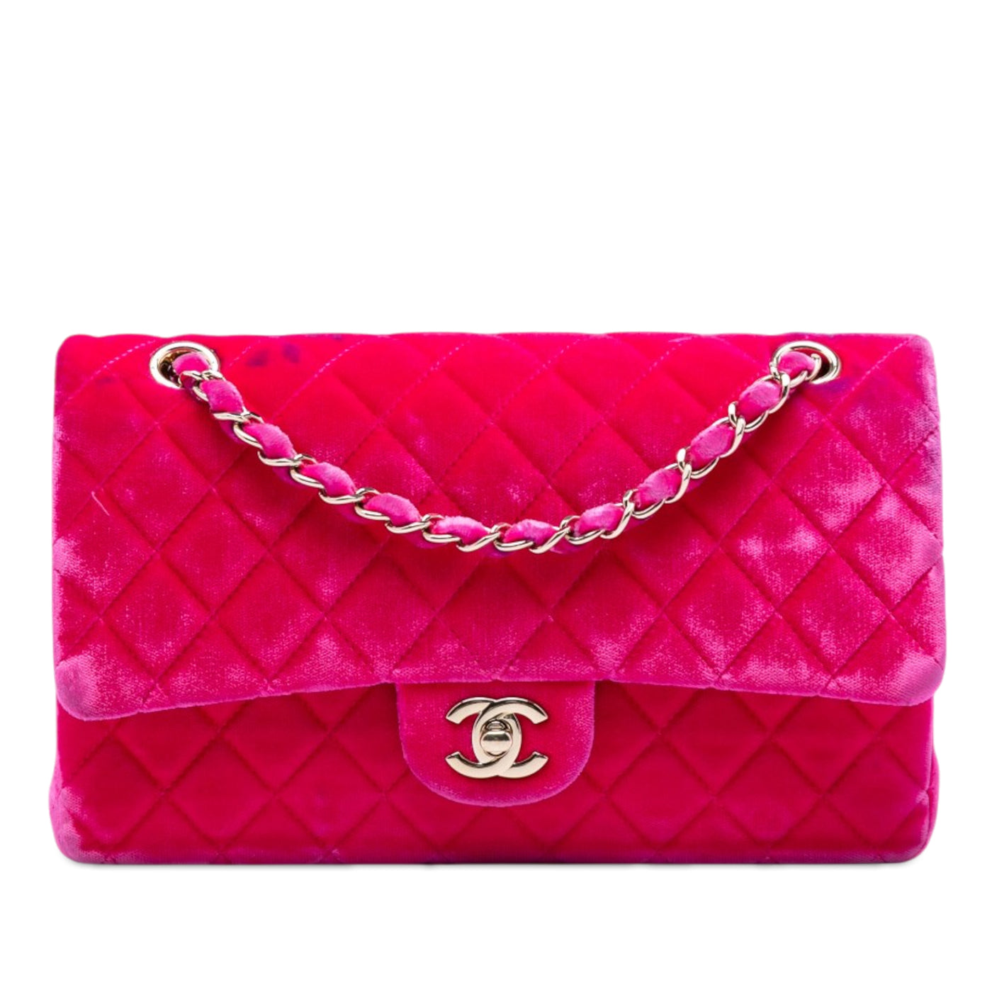 Medium Classic Velvet Double Flap - Image 1