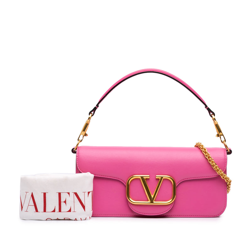 Medium Calfskin VLogo Loco Satchel - Image 7