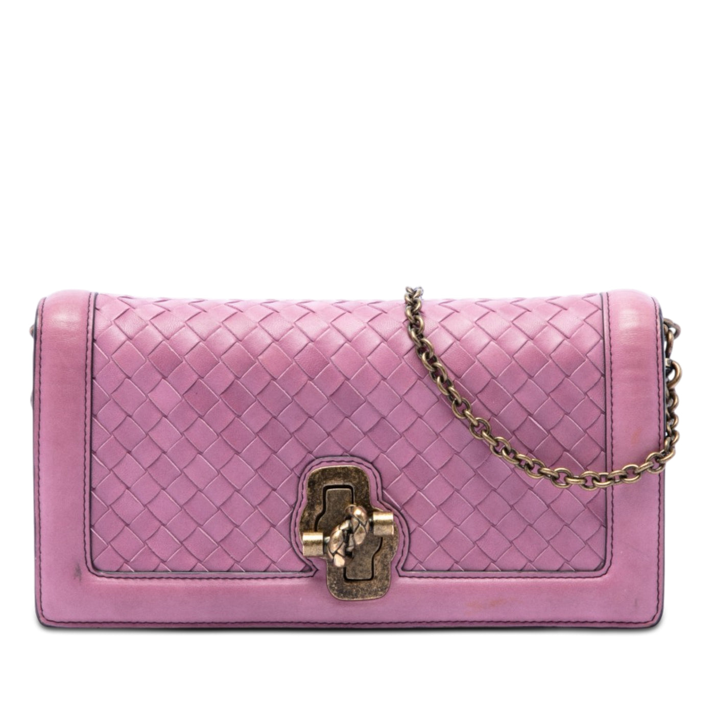 Nappa Intrecciato Olimpia Knot Shoulder Bag - Image 1