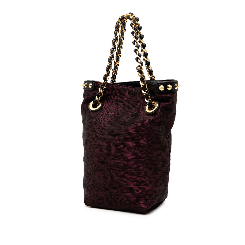 Limited Edition Metallic Jacquard Double Jeu Neo Alma Tote - Image 2