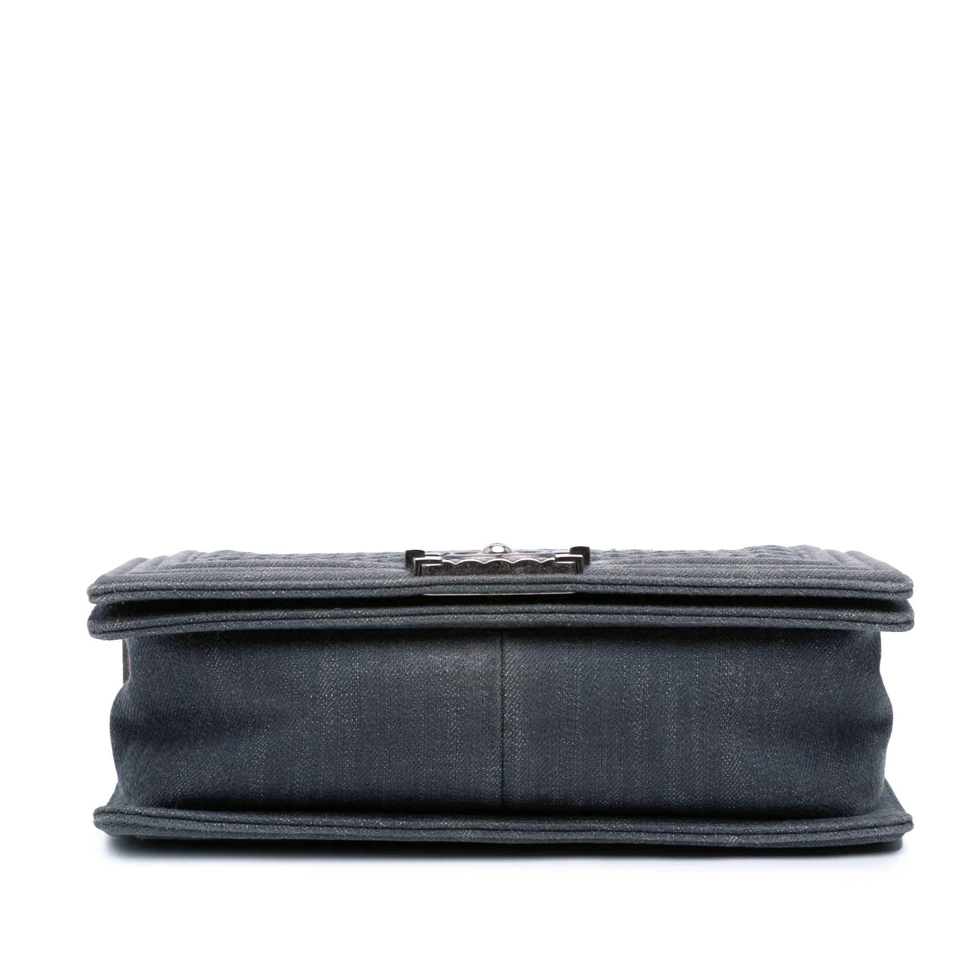 Medium Embossed Denim Boy Flap - Image 3