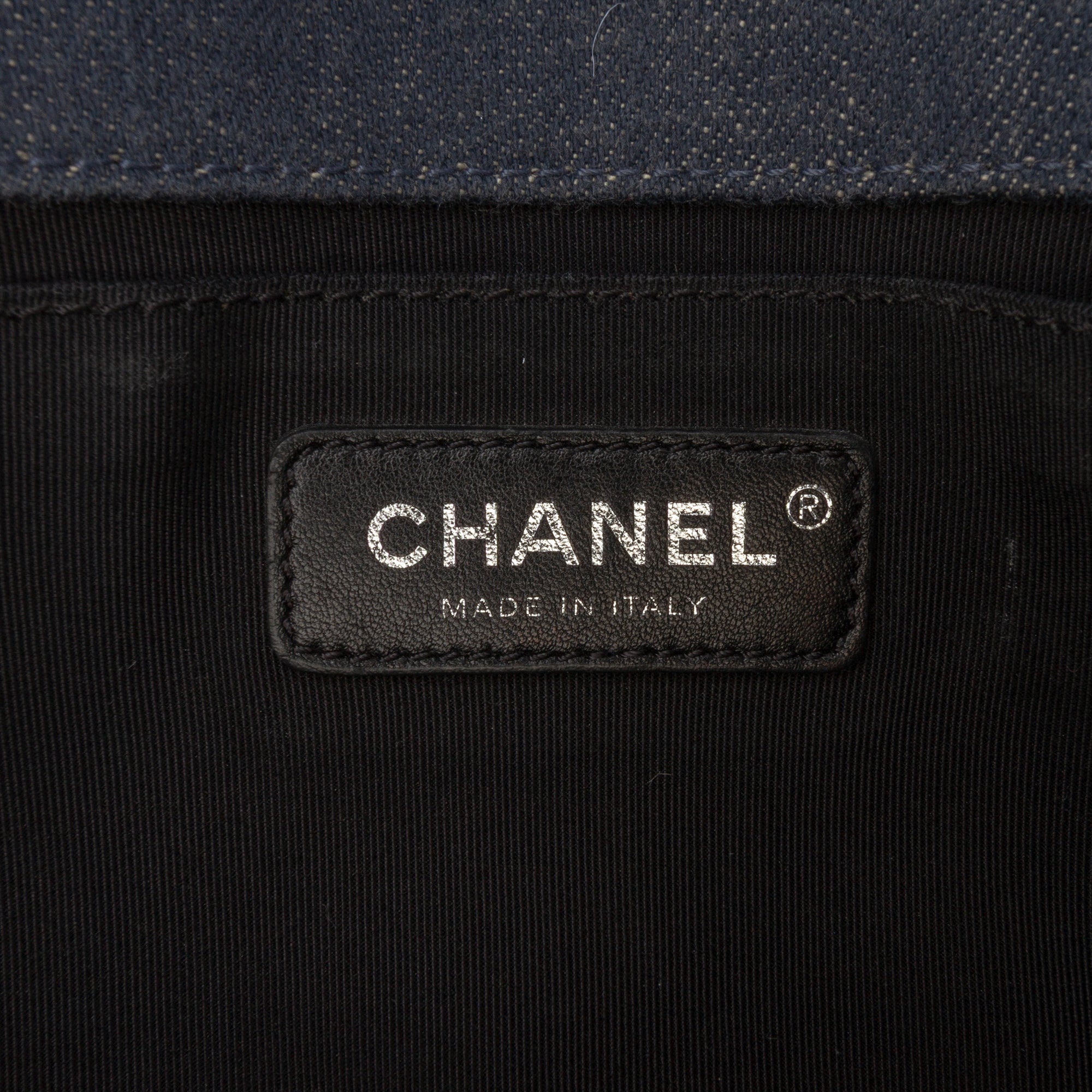 Medium Embossed Denim Boy Flap - Image 5