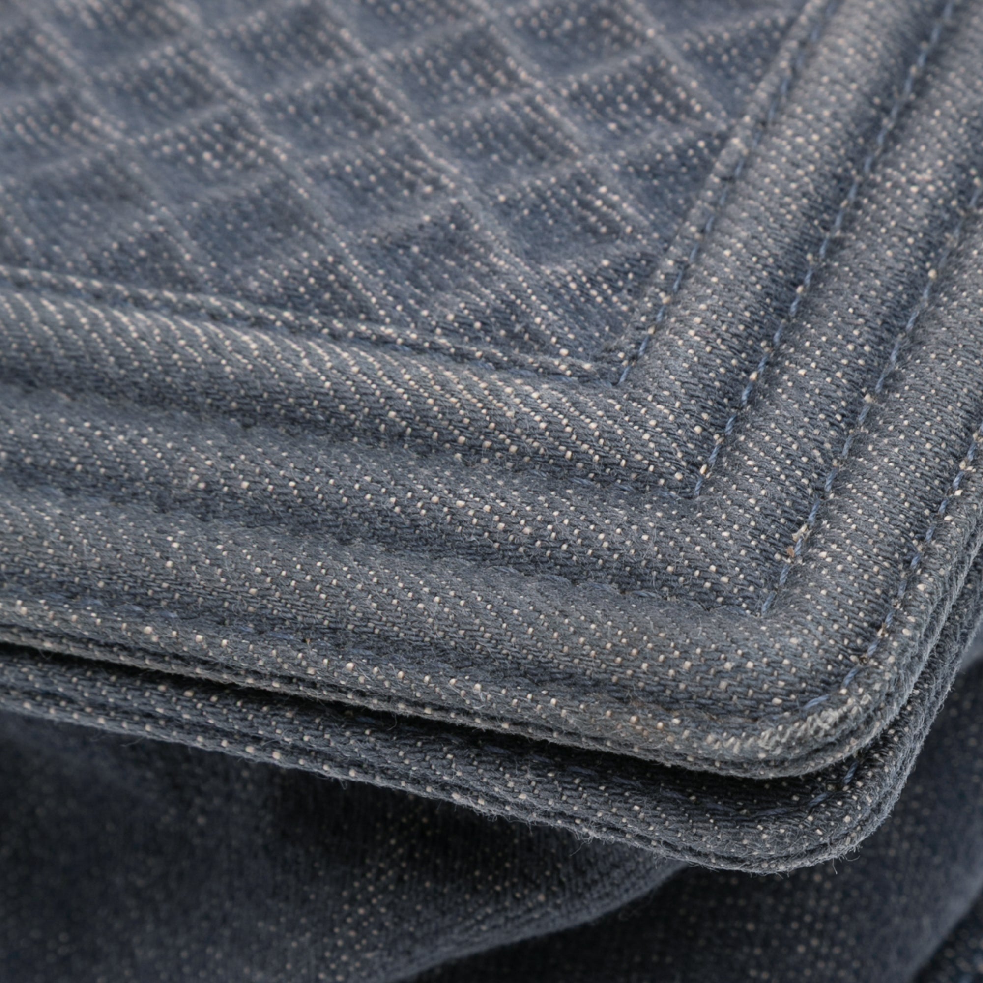 Medium Embossed Denim Boy Flap - Image 7