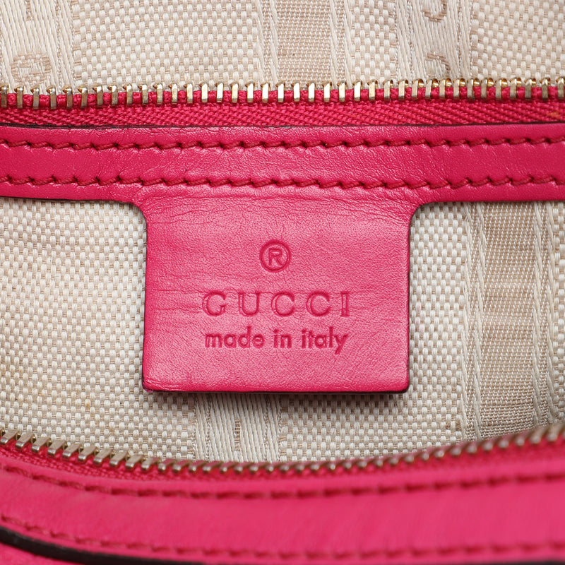 Diamante Bright Calfskin Boston Bag - Image 5