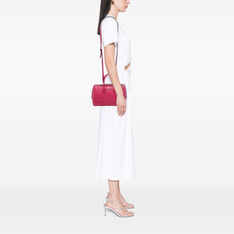 Diamante Bright Calfskin Boston Bag - Image 6