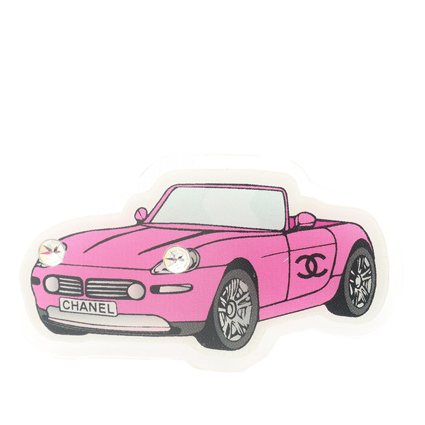 CC Acrylic Car Brooch - Image 1