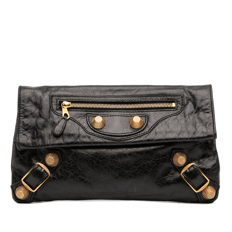 Lambskin Motocross Giant 21 Envelope Clutch