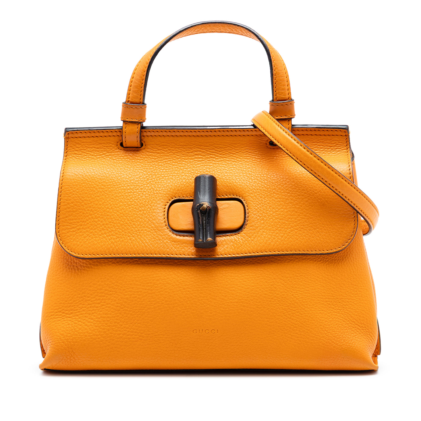 Small Calfskin Bamboo Daily Satchel - Image 1