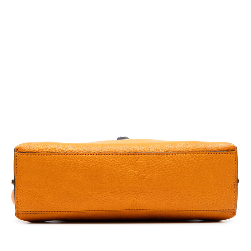Small Calfskin Bamboo Daily Satchel - Image 3