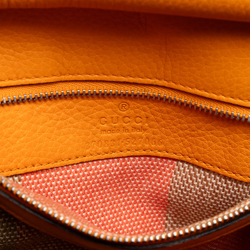 Small Calfskin Bamboo Daily Satchel - Image 5
