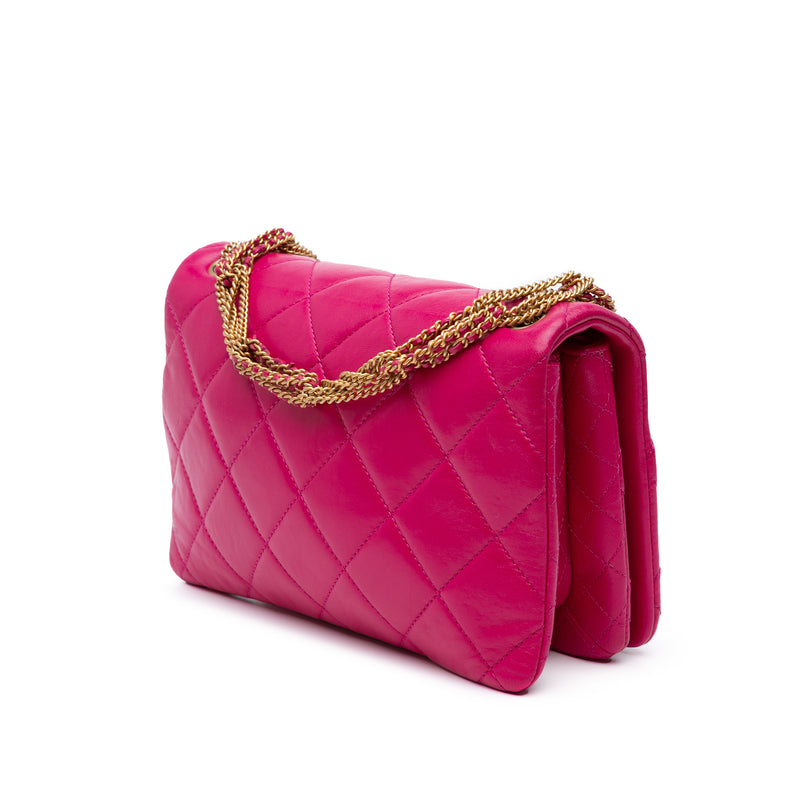 Small Quilted Lambskin On And On Chain Flap - Image 2