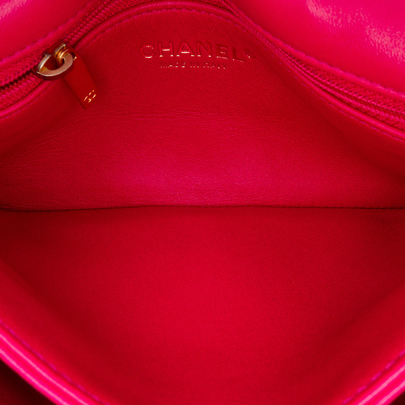 Small Quilted Lambskin On And On Chain Flap - Image 6
