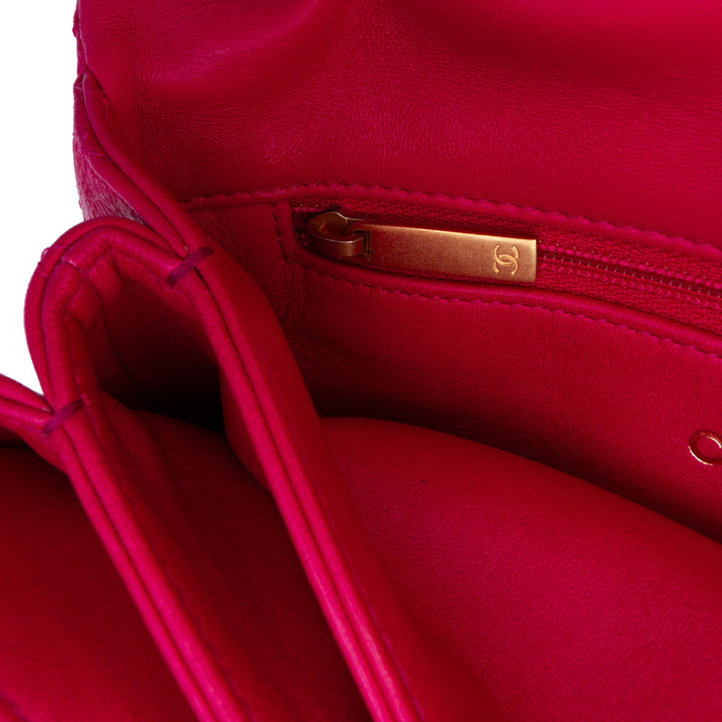 Small Quilted Lambskin On And On Chain Flap - Image 8