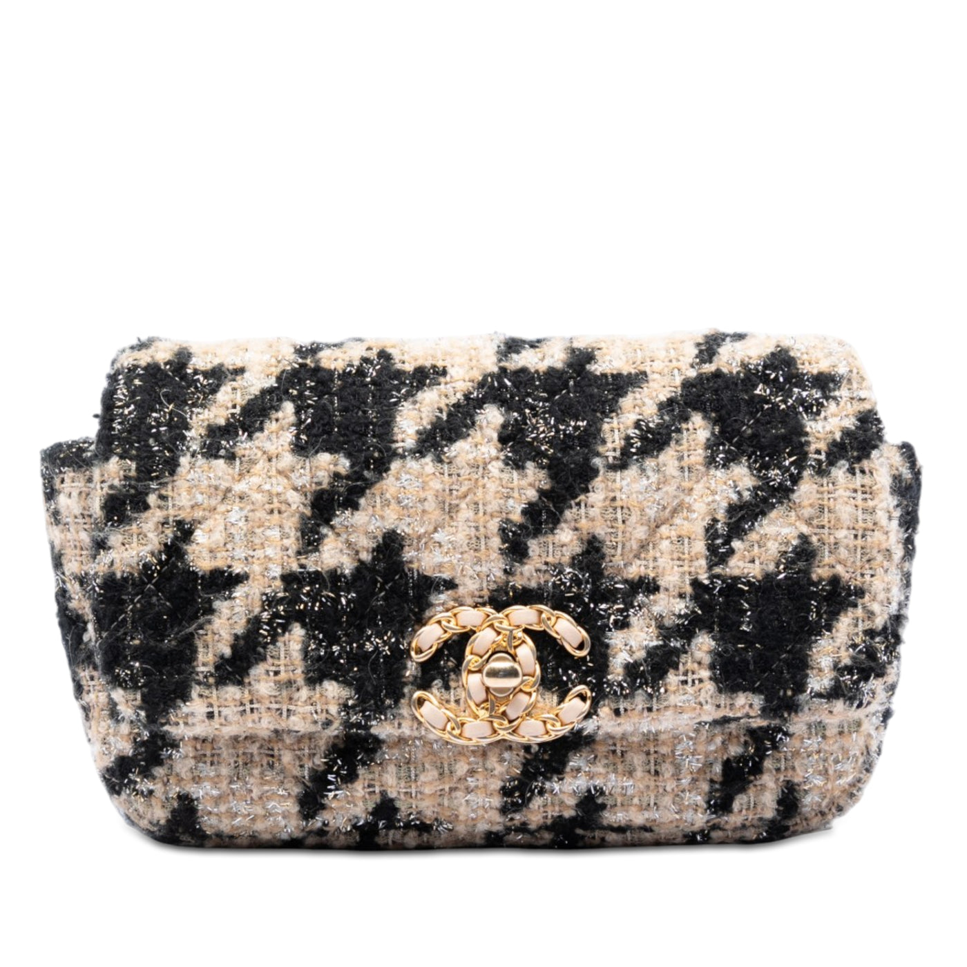 Houndstooth Tweed 19 Belt Bag - Image 1