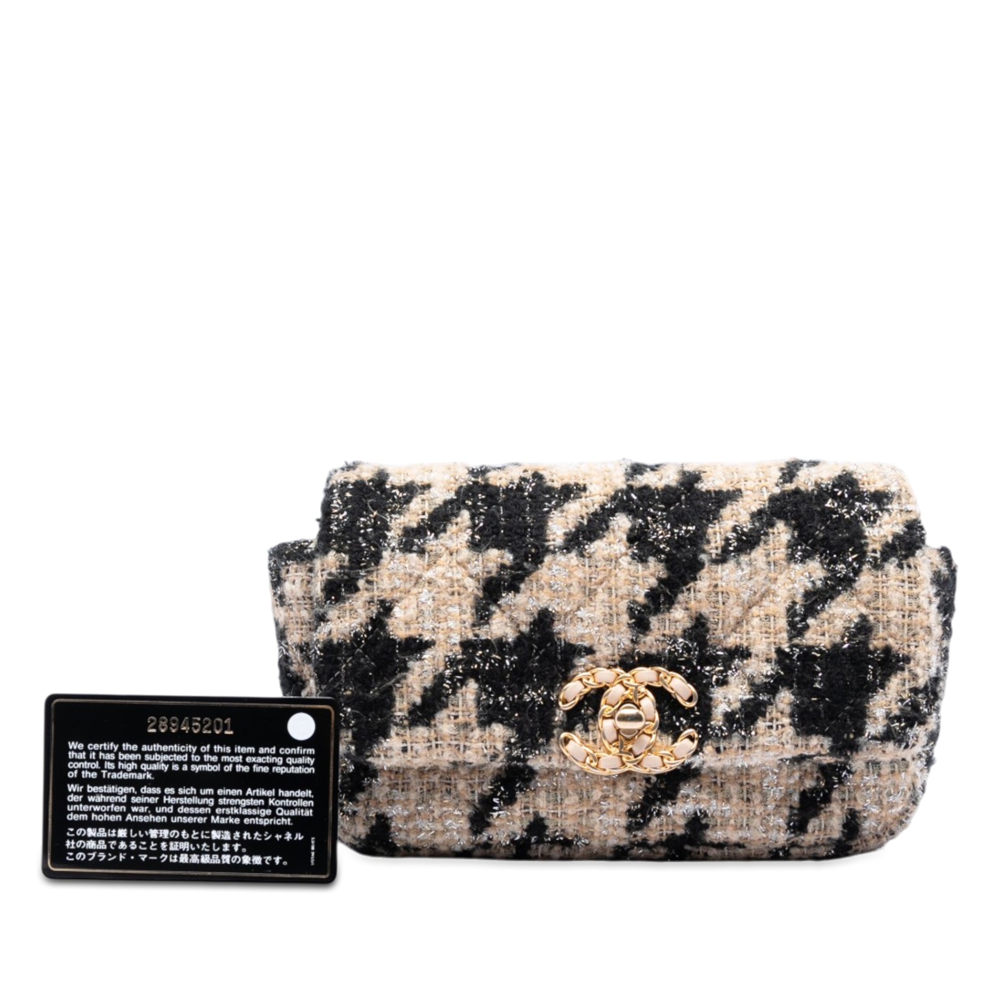 Houndstooth Tweed 19 Belt Bag - Image 6
