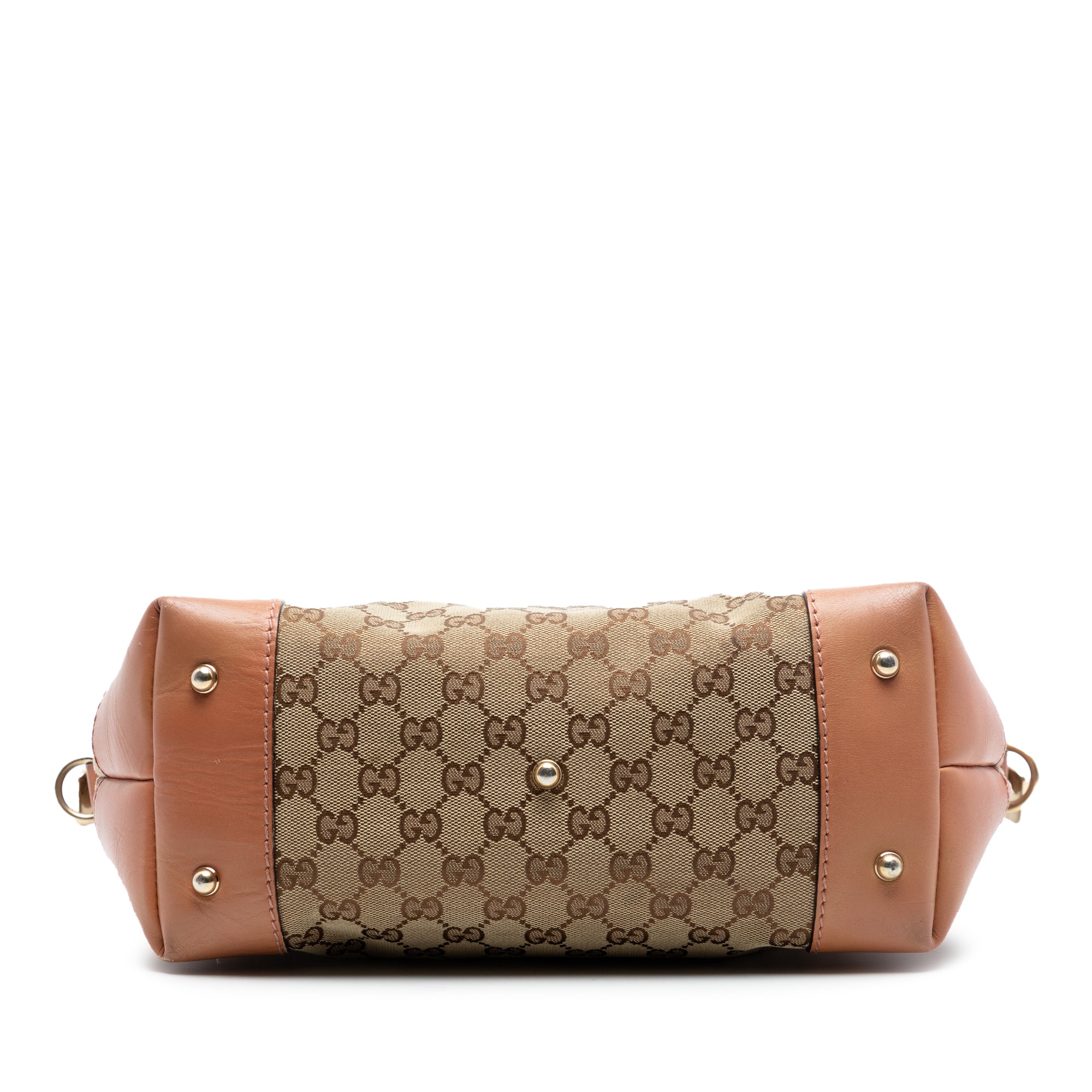 GG Canvas Heart Bit Satchel - Image 3