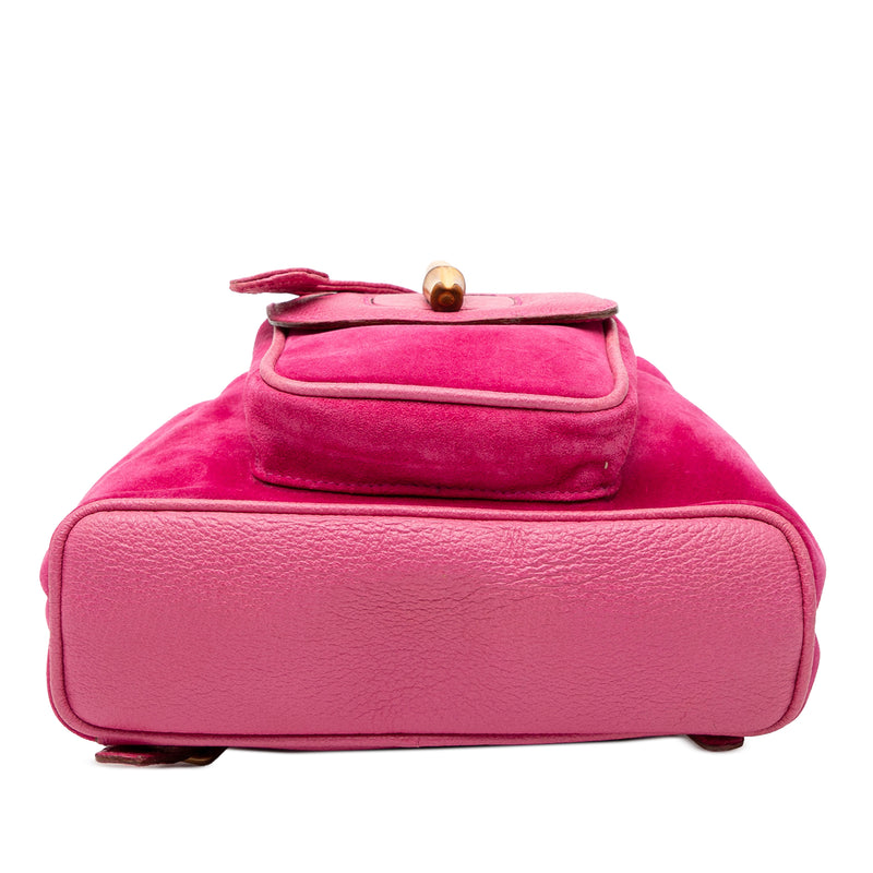 Suede Bamboo Backpack - Image 3