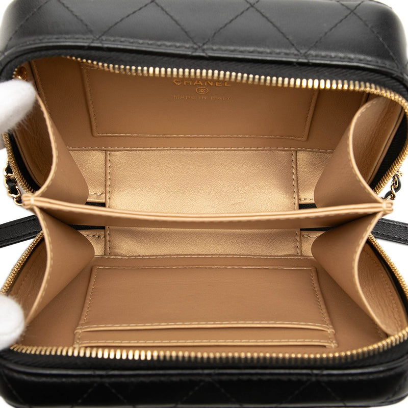 Mini CC Quilted Lambskin and Golden Plate Vanity Crossbody - Image 4