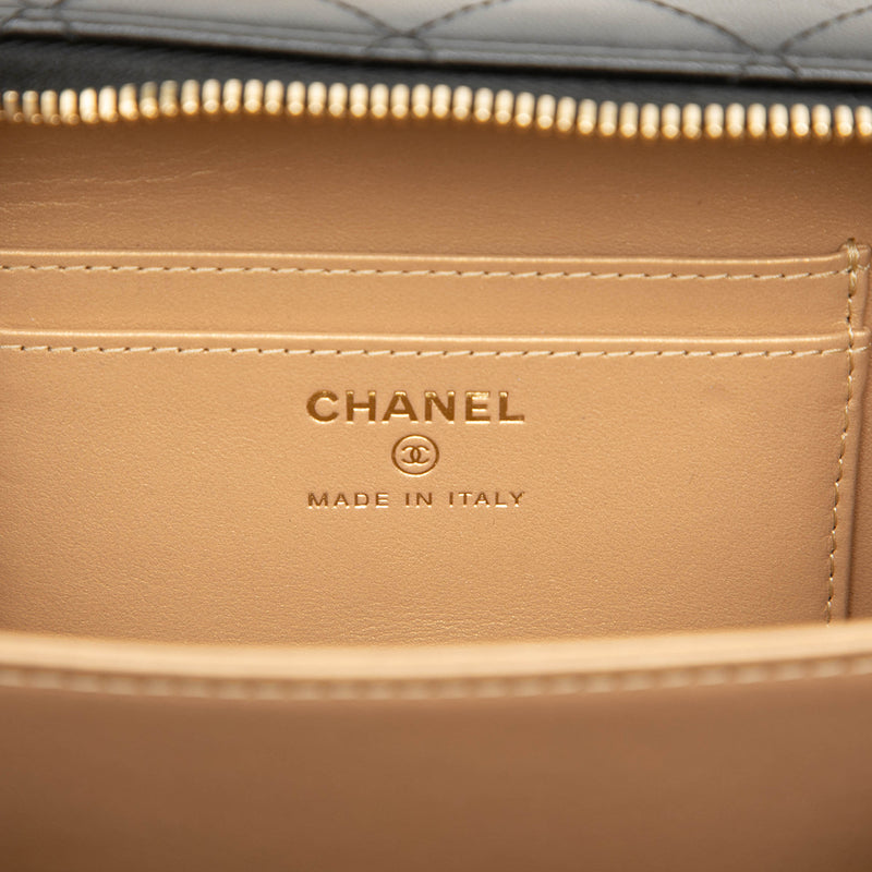 Mini CC Quilted Lambskin and Golden Plate Vanity Crossbody - Image 5