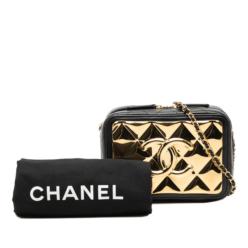 Mini CC Quilted Lambskin and Golden Plate Vanity Crossbody - Image 7