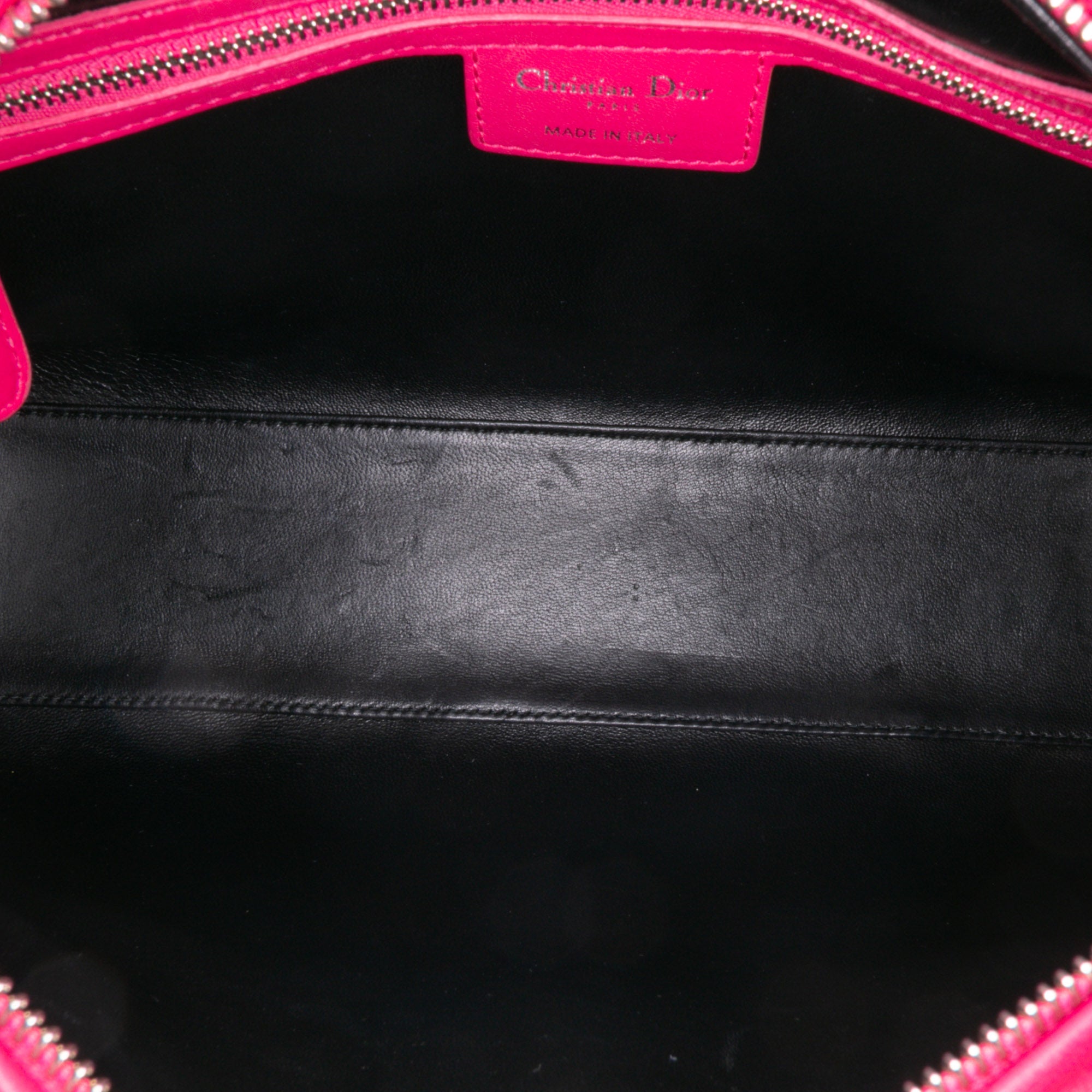 Large Tricolor Lambskin Cannage Lady Dior - Image 4