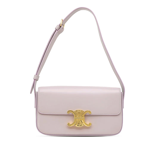 Shiny Calfskin Triomphe Claude Shoulder Bag - Image 1
