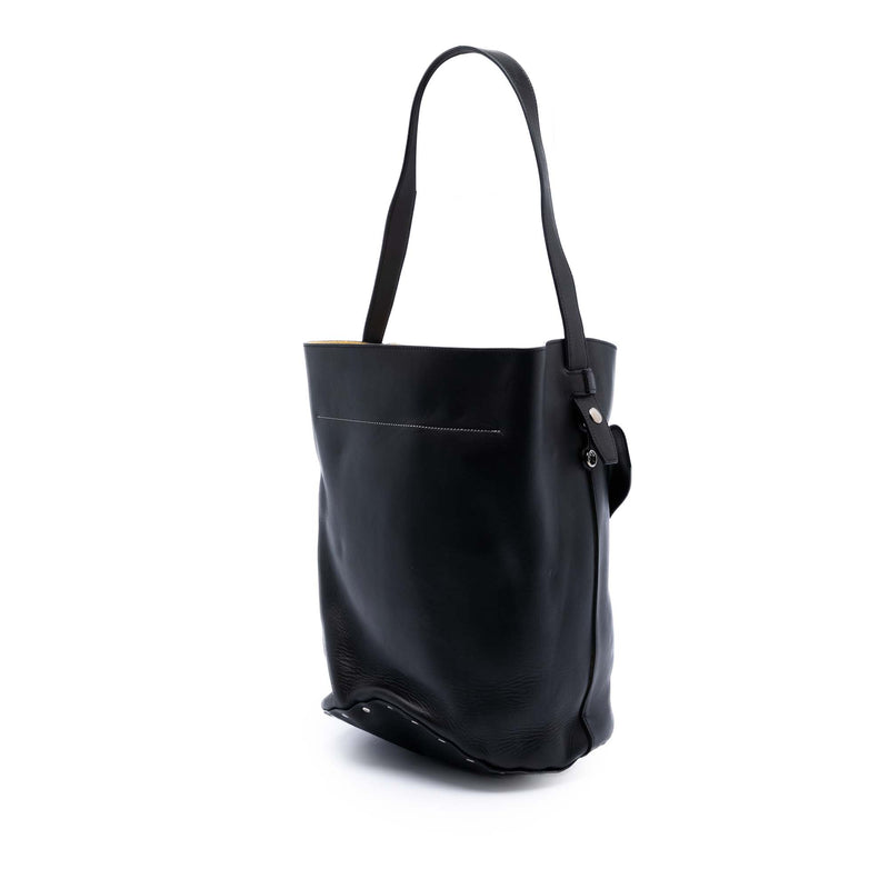 Leather Biker Bucket Bag - Image 2