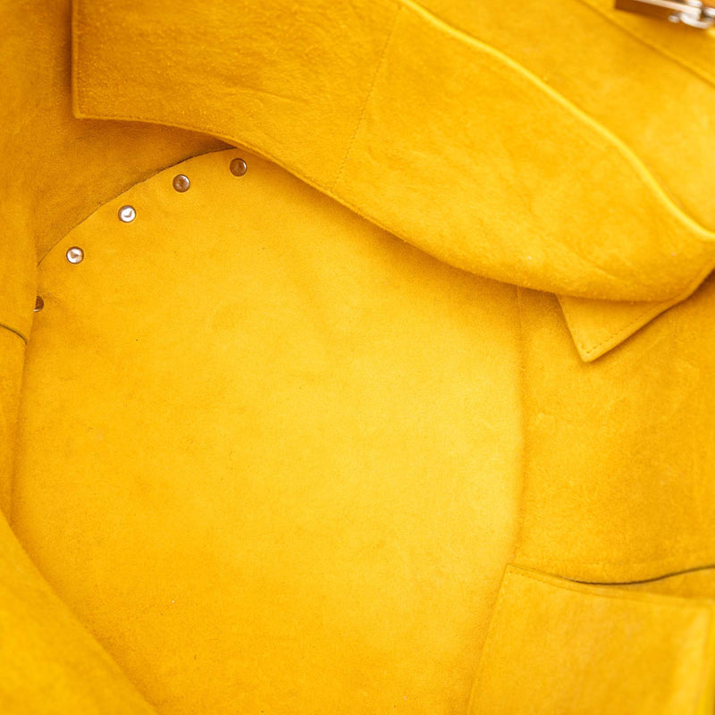 Leather Biker Bucket Bag - Image 4