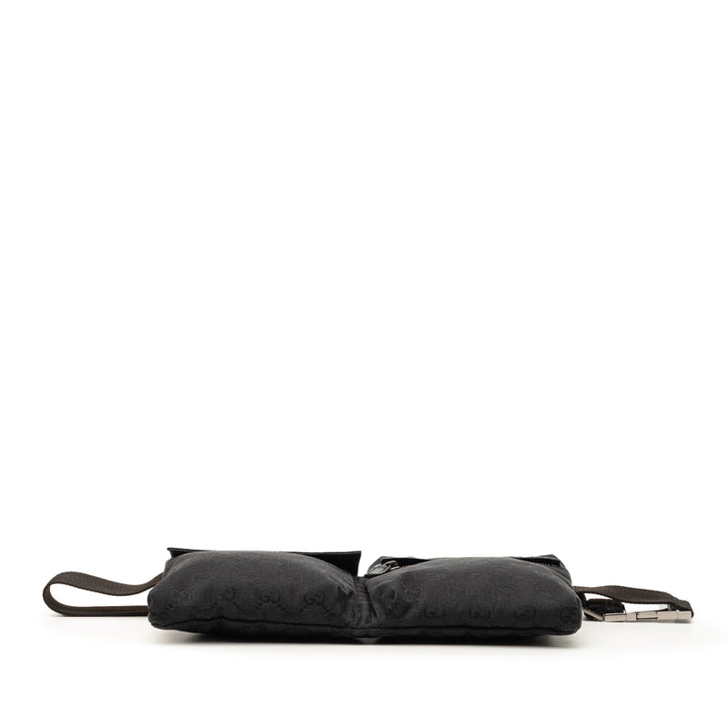 GG Canvas Double Pocket Belt Bag - Image 3