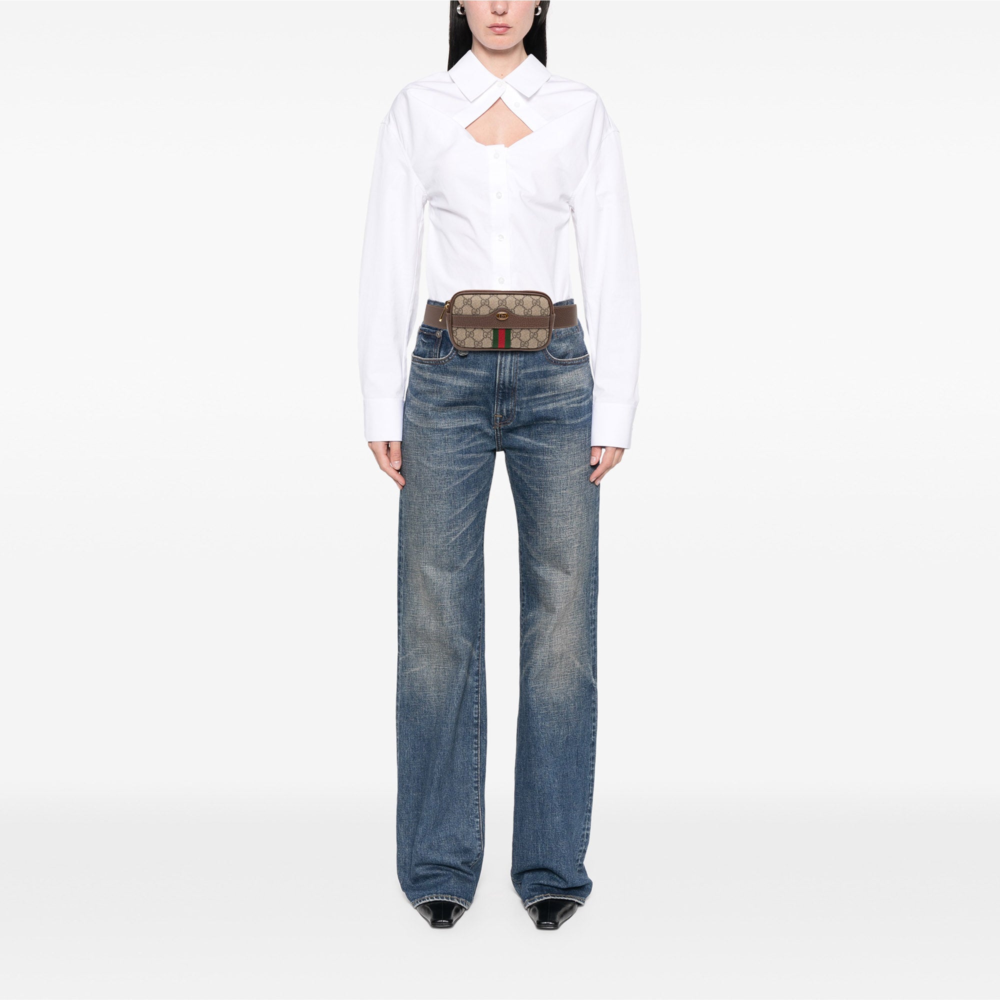 Small GG Supreme Web Ophidia Belt Bag - Image 9