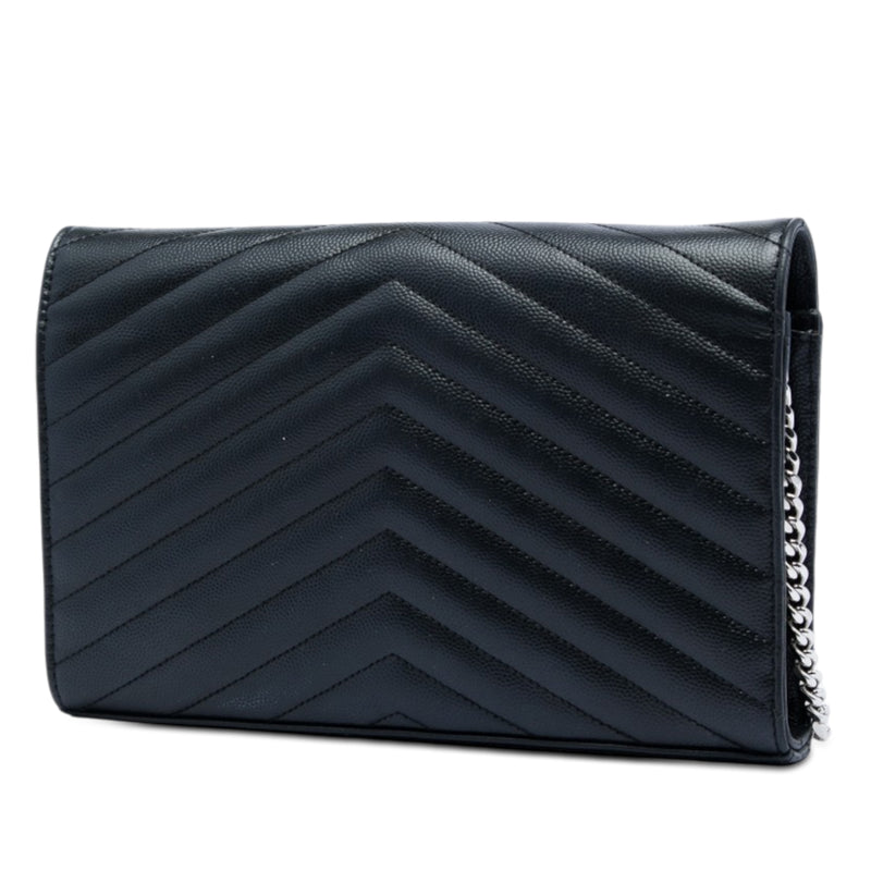 Grain De Poudre Chevron Cassandre Envelope Chain Wallet - Image 2