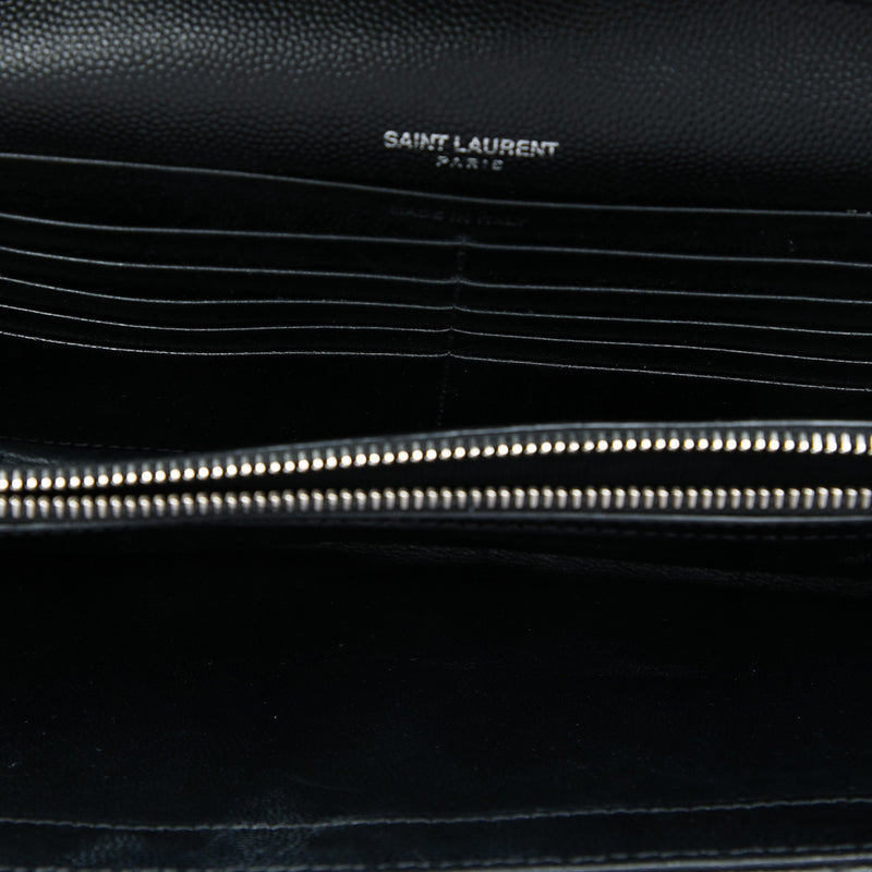 Grain De Poudre Chevron Cassandre Envelope Chain Wallet - Image 4