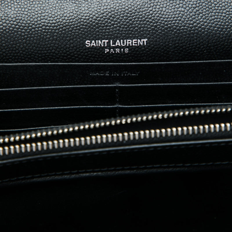 Grain De Poudre Chevron Cassandre Envelope Chain Wallet - Image 5