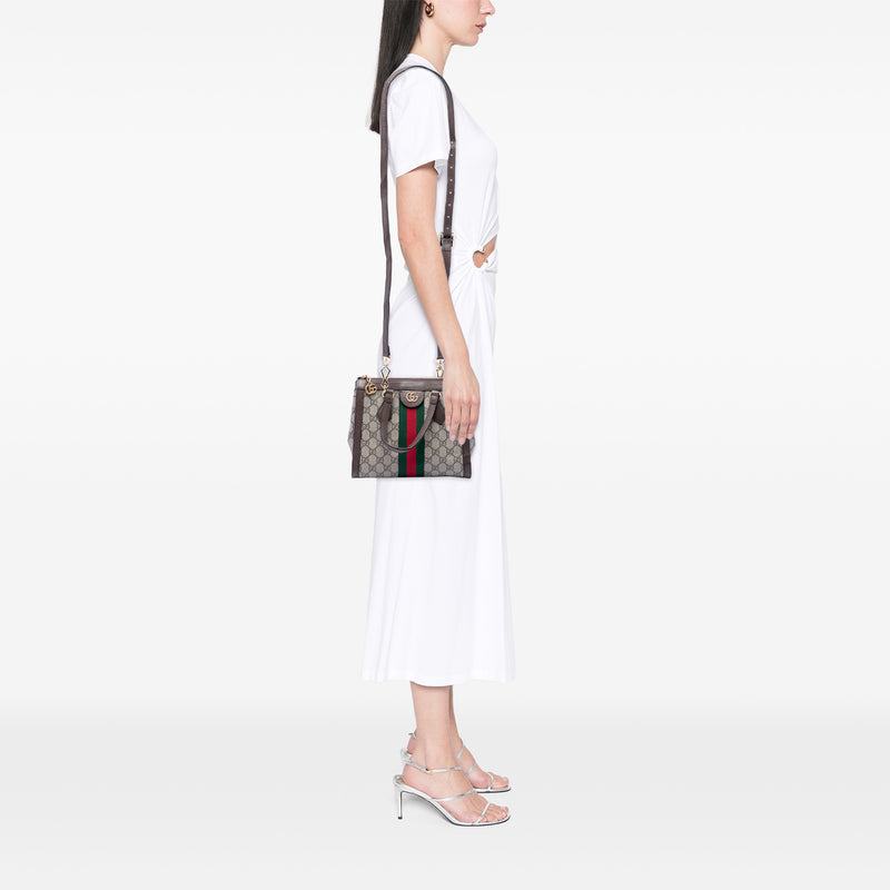 Small GG Supreme Ophidia Satchel - Image 7