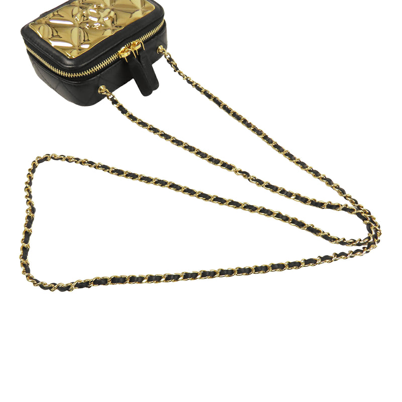Extra Mini CC Quilted Golden Plate Vanity Crossbody - Image 14