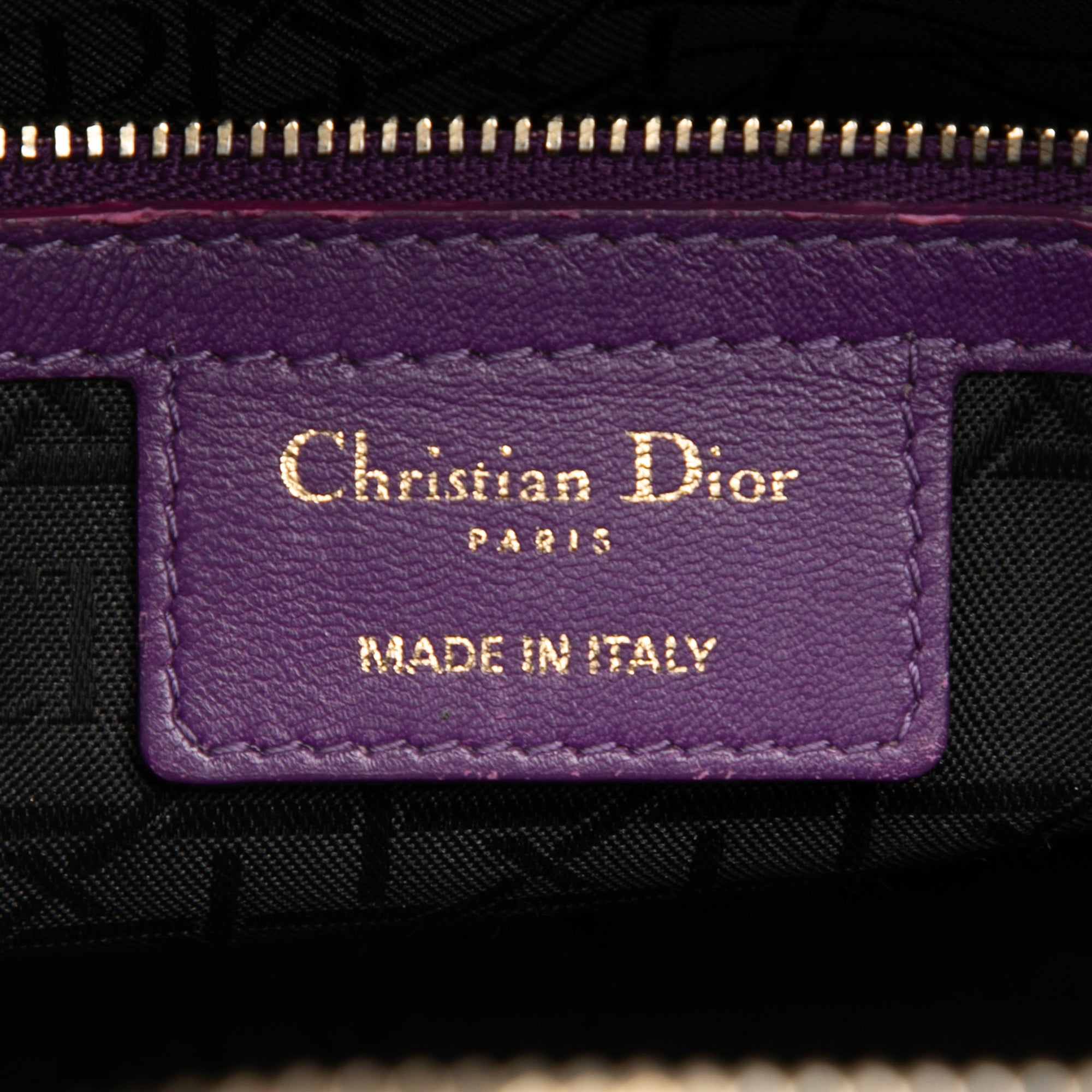 Large Lambskin Cannage Lady Dior - Image 5