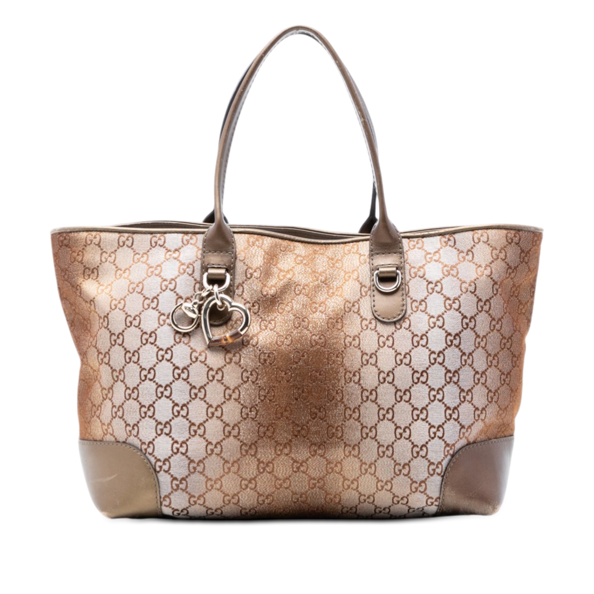GG Lurex Heart Bit Tote - Image 1