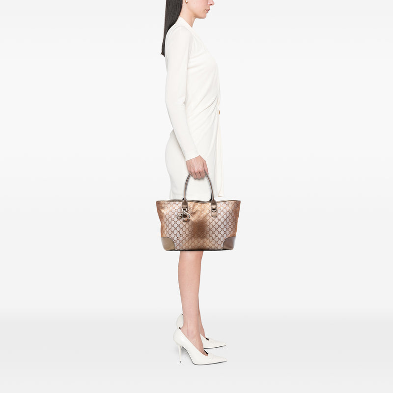 GG Lurex Heart Bit Tote - Image 7