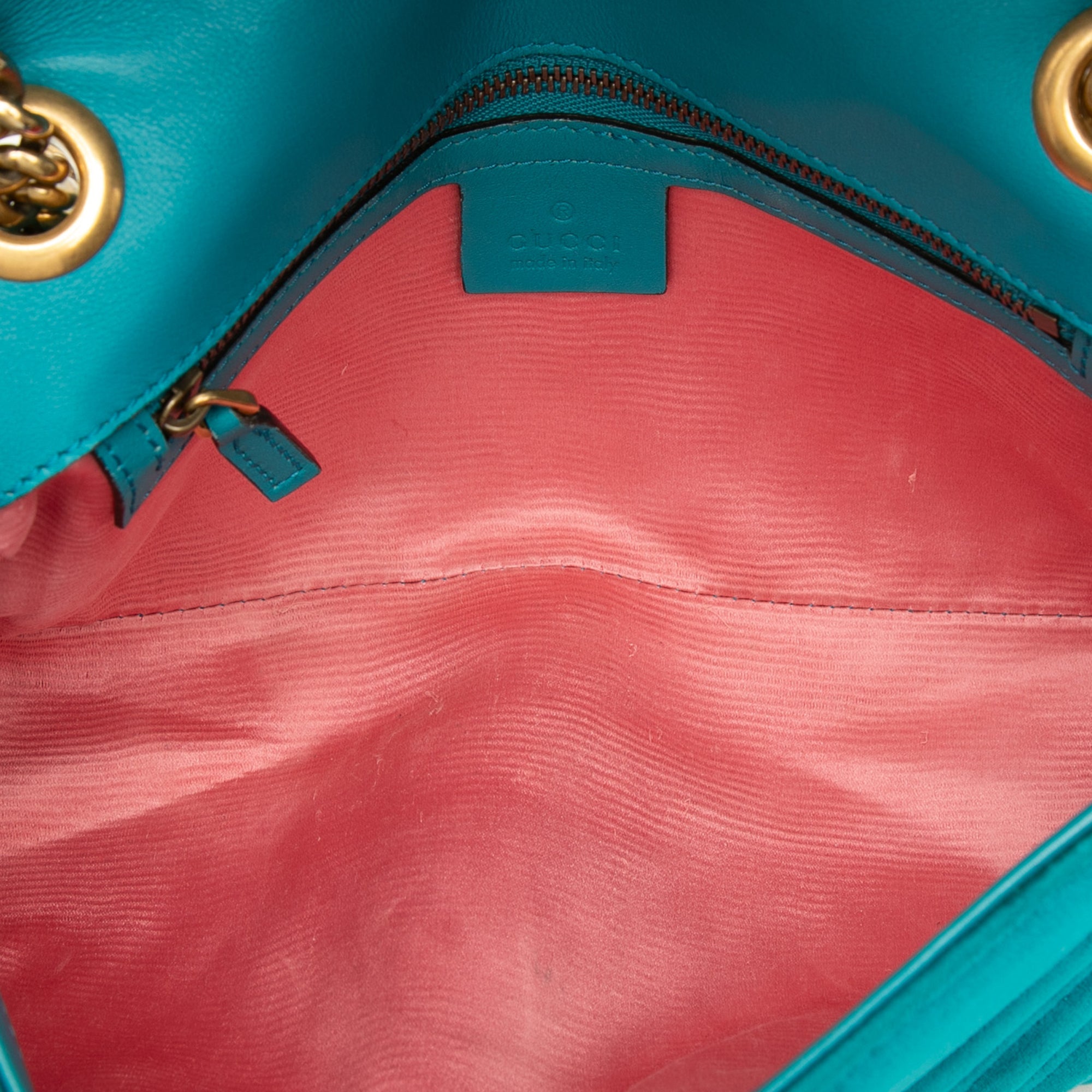 Medium GG Marmont Matelasse Velvet Shoulder Bag - Image 4