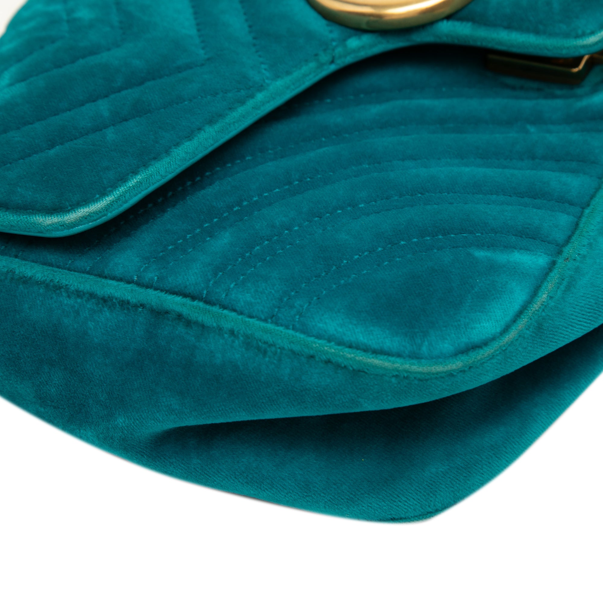 Medium GG Marmont Matelasse Velvet Shoulder Bag - Image 7